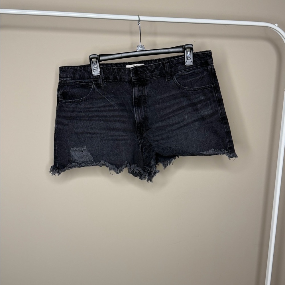 Wrangler Black Denim Shorts